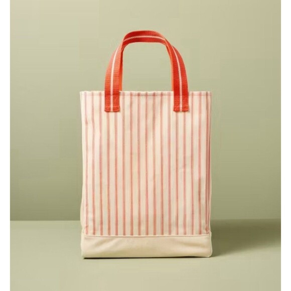 Reusable Canvas Tote Bags Market Shopping Bag - Hearth & Hand with Magnolia NEW - Picture 1 of 5